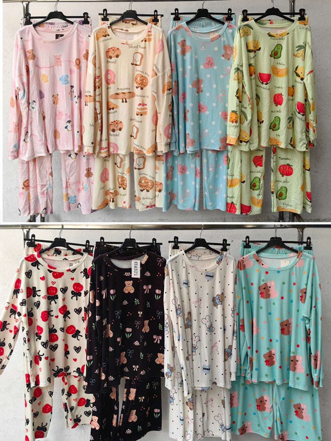 Summer Dreamy Cartoon Pajamas