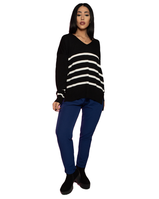 Black Stiped Sweater